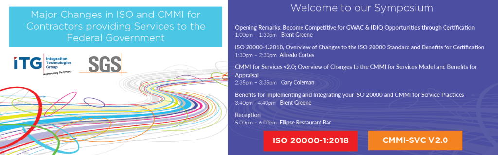 Symposium ISO 20000-1 2018 CMMI v2.0